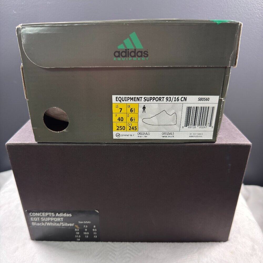 Concepts x adidas EQT Support 93/16 'Lufthansa Heist' | 7M/8.5W | NIB - Picture 10 of 15